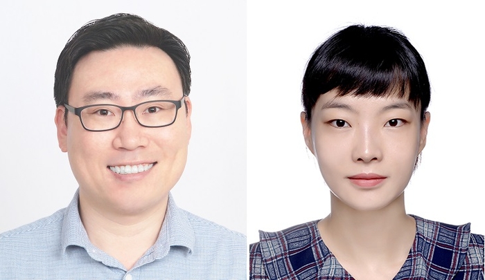 김영기 포스텍 교수(왼쪽)와 박사과정 김혜인 씨