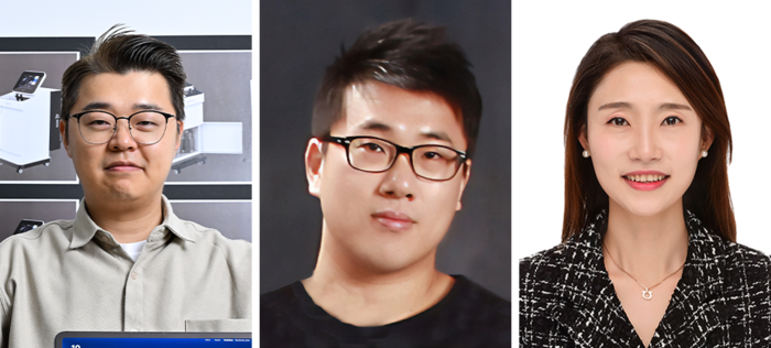 정의철 인투브이에스 대표, 허형규 대구경북첨단의료산업진흥재단 박사, 손미란 대구경북첨단의료산업진흥재단 팀장(왼쪽부터)