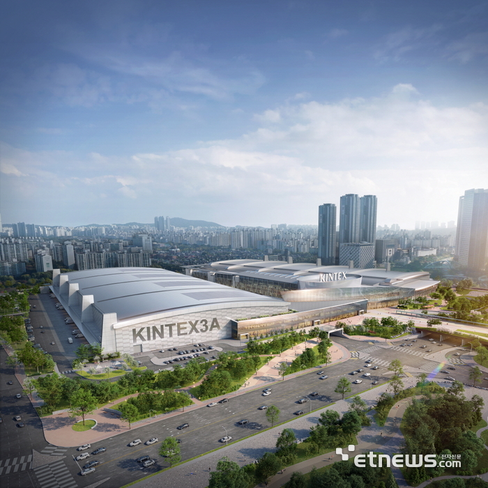 경기 고양시 킨텍스 제3전시장 조감도.