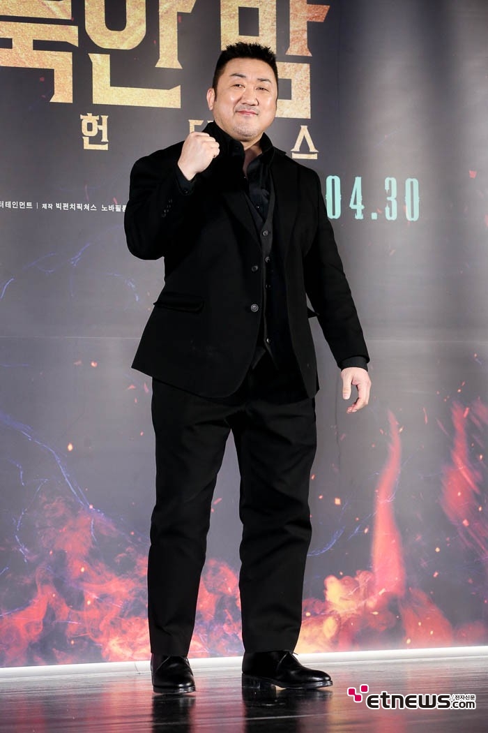 [ET포토] 오컬트로 돌아온 마동석