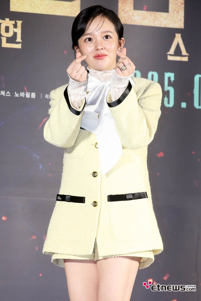 [ET포토] 정지소, '저 영화에서는 무서워요~'