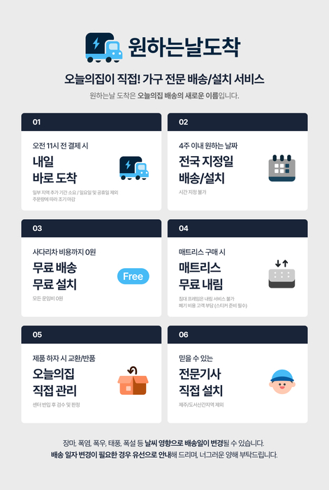 오늘의집, '원하는날 도착'으로 배송 서비스명 변경