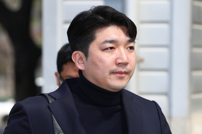 발란 기업회생신청 대표자 심문기일 출석하는 최형록 대표. [연합뉴스]