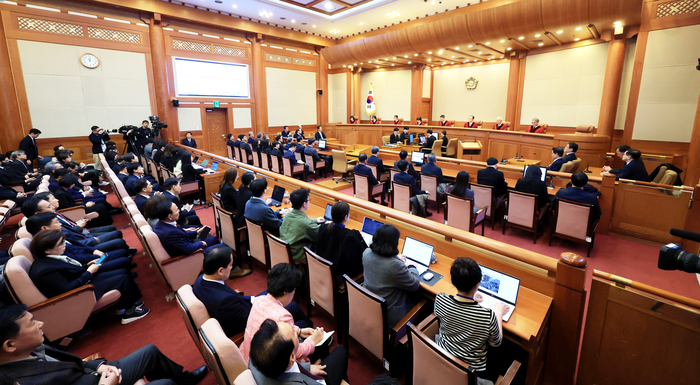 [포토] 윤석열 대통령 탄핵심판