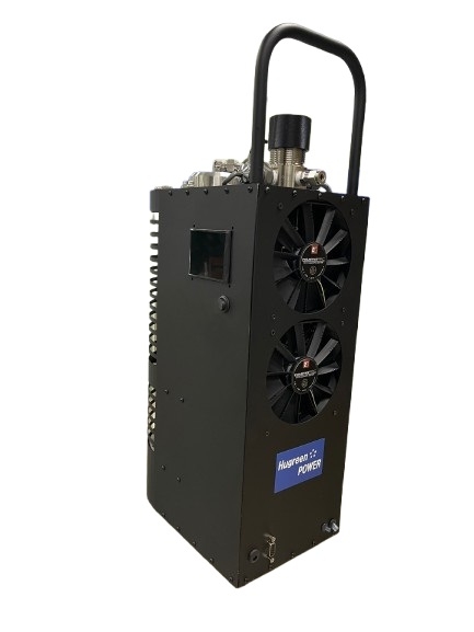 휴그린파워가 출시한 최대 분당 2ℓ 고순도 수소 생산·공급 기기 신제품(모델명 HP-2000PSM).