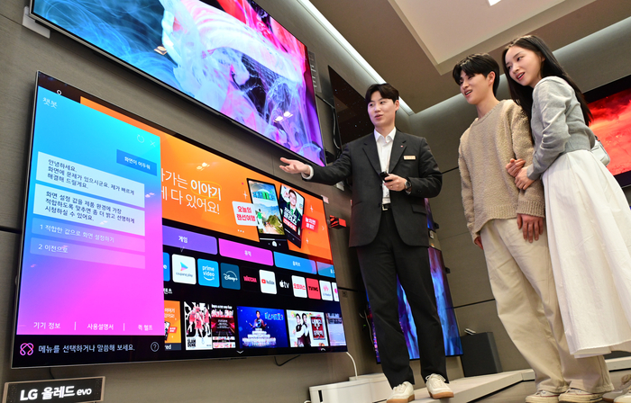LG전자, 日 70형 이상 OLED TV 1위 차지