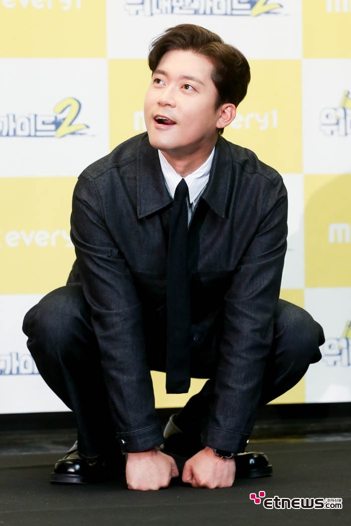 [ET포토] 김대호, '오랑우탄 포즈가 스포일러'