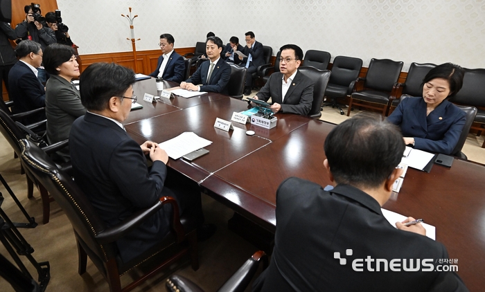 [포토] 최상목 “내주 초 10조 추경안 발표…통상·AI에 최대 4조 지원”