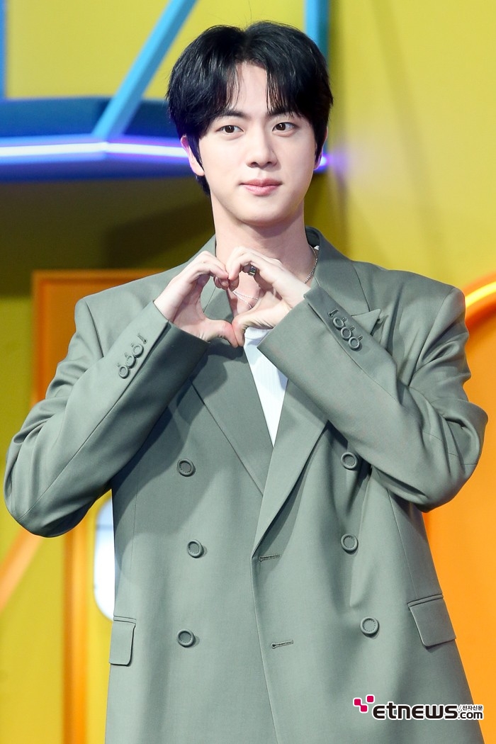 [ET포토] BTS 진, '기안84의 짝꿍'