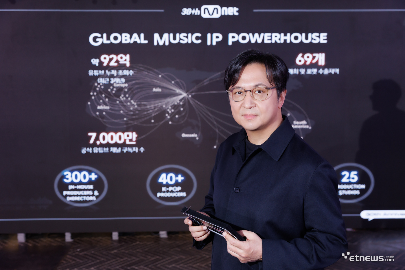 15일 서울 강남구 더클래스 청담에서는 CJ ENM의 Mnet 30주년 기념행사 'Mnext : Worlds of Mnet Since 2025'가 열렸다. (사진=CJ EMN 제공)