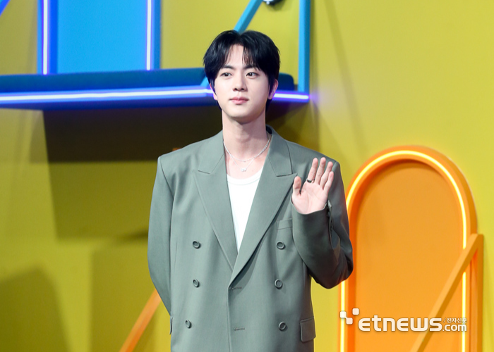방탄소년단 진. (사진=이승훈 기자)