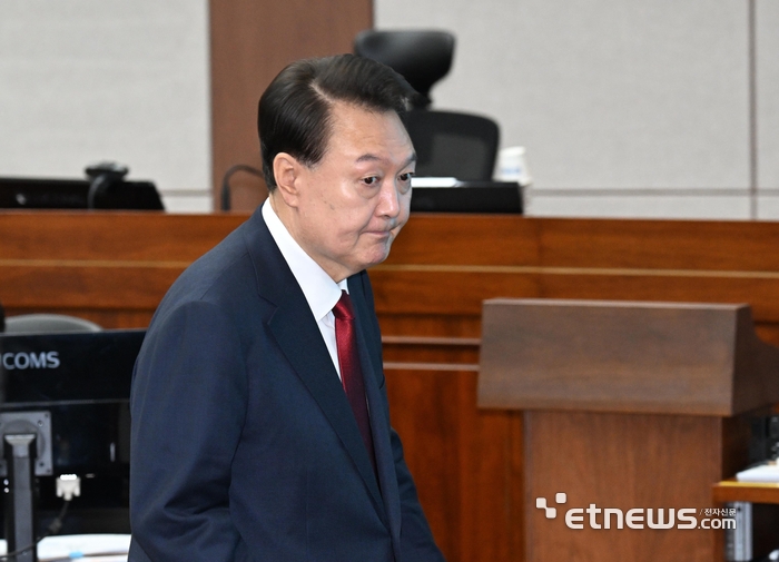 [포토] 재판 출석한 윤석열 전 대통령