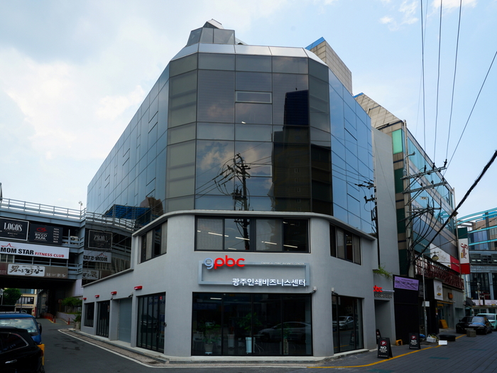 광주인쇄비즈니스센터 전경.