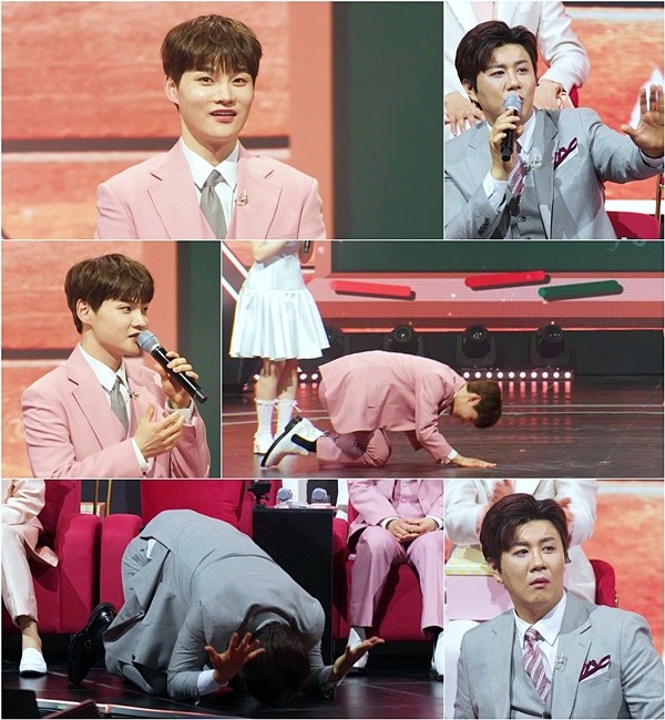 '한일톱텐쇼' 박서진, '장구의 신' 타이틀 붙여준 은인에 큰절