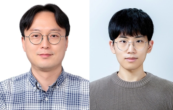 김승준 교수, 오정석 박사과정생(왼쪽부터).
