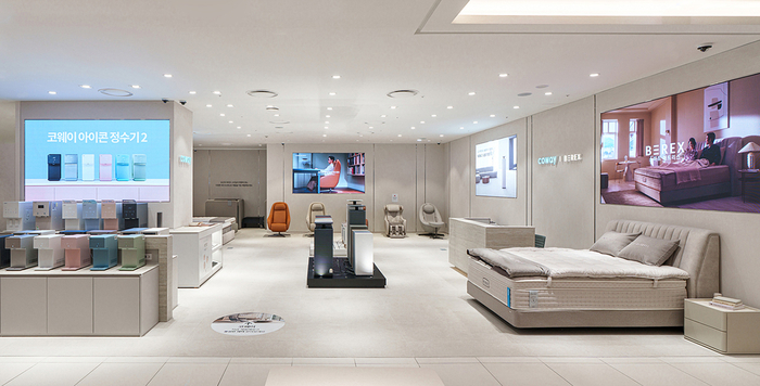 강원도 원주시 AK플라자 원주점 6층에 위치한 '코웨이 갤러리 원주 직영점'