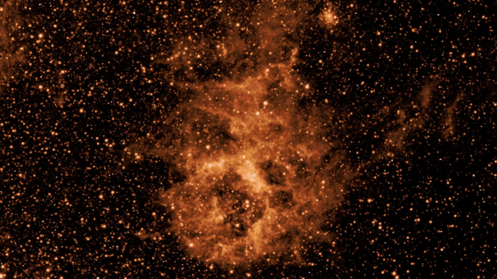 스피어엑스로 촬영한 대마젤란은하 근방 성운 (자료=NASA/JPL-Caltech)