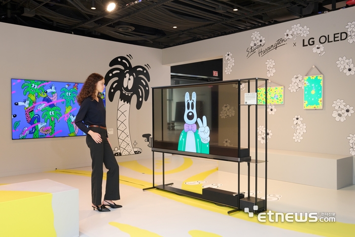 [포토] LG전자, '프리즈 뉴욕'서 올레드 TV  팝아트 전시 선봬