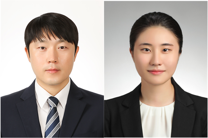 박성혁 교수(왼쪽)와 제1저자 장지은 박사과정생