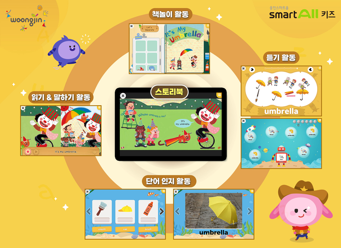 [에듀플러스]웅진씽크빅 스마트올 키즈, 그림책 스토리 기반 유아 영어 콘텐츠 출시