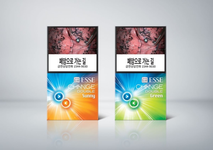 KT&G, 면세전용 '에쎄 체인지 더블 써니·그린' 출시