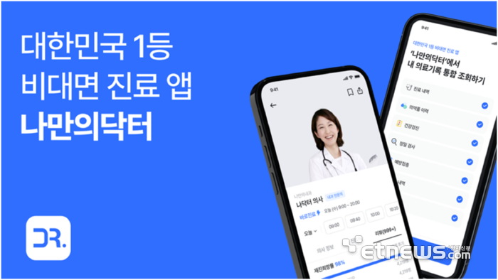 민간 최초 의료마이데이터 개방…나만의닥터, 통합 진료기록 조회 지원