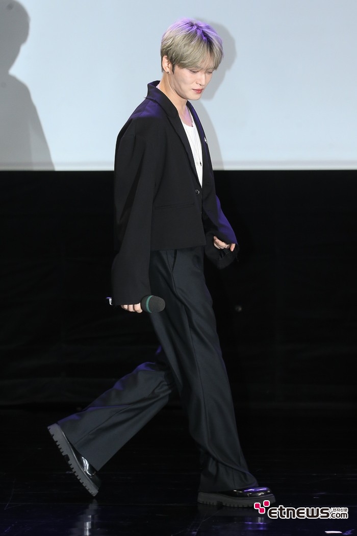 [ET포토] 김재중, '핏이 완벽한 셋업'