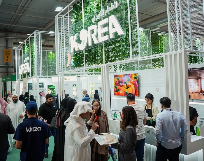농림축산식품부와 한국농수산식품유통공사(aT)가 사우디 리야드에서 열린 '푸드 쇼(Food Show) 2025'에 통합한국관으로 참가했다. (사진=aT)