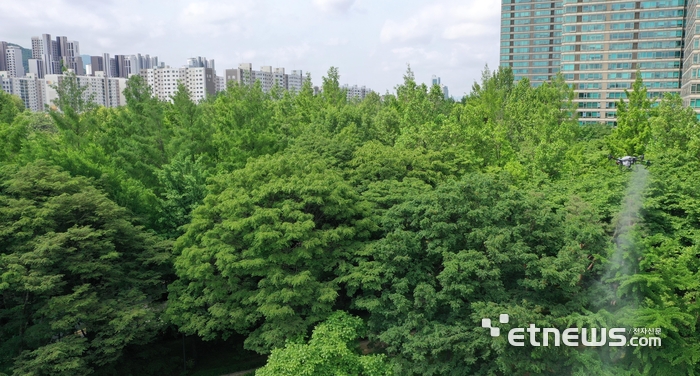 [포토] 여름철 모기 드론으로 선제 방역