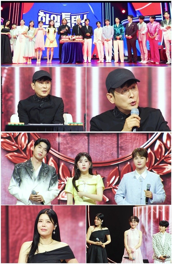 '한일톱텐쇼' 윤명선 칭찬가요제…박서진VS전유진VS 손태진 대결