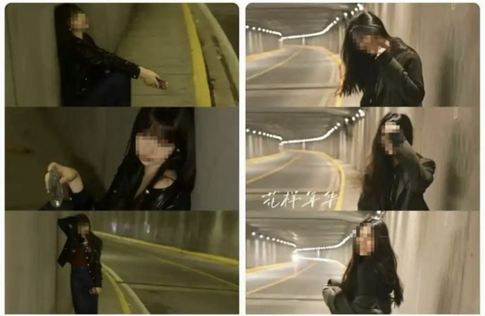 중국 상하이의 한 지하차도가 젊은이들 사이에서 '인생샷 명소'로 떠오르며 무단 진입 사례가 잇따르면서 당국이 골머리를 앓고 있다. 사진=광명망