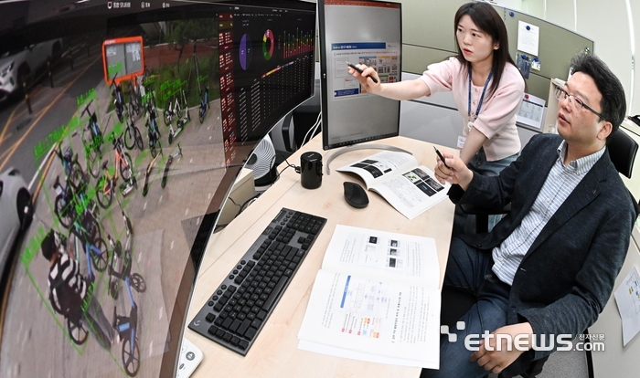 [포토] 건설연, 무분별한 공유 PM 'AI로 단속'