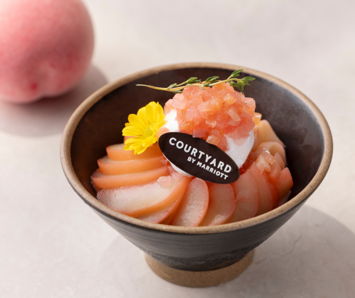 코트야드 메리어트 서울 타임스퀘어 호텔 '복숭아 쁘띠 빙수 세트'