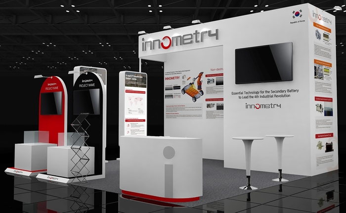 이노메트리 더 배터리쇼 2025 부스 조감도 (이노메트리 제공)