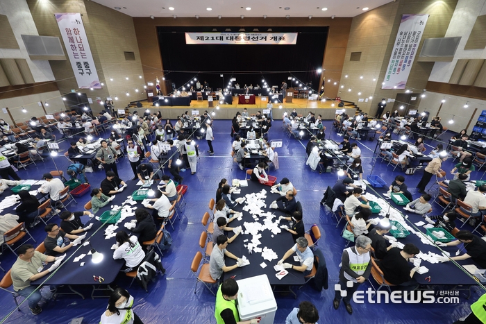 [포토] 개표 돌입