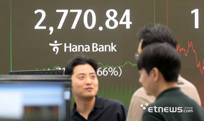 [포토] 이재명 대통령 당선 첫날 코스피 상승 마감
