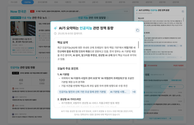 코딧, 정책 핵심 한 줄 요약하는 'AI 요약' 기능 도입