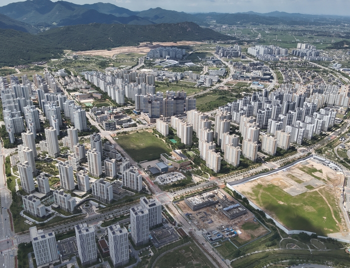 충남 내포신도시 전경