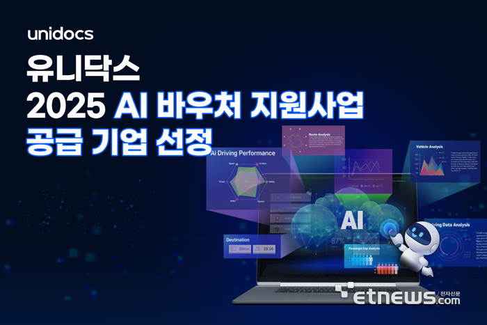 유니닥스, 'AI 바우처 지원사업' 공급기업 선정…AI OCR 솔루션 고도화 박차