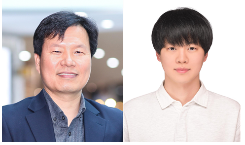 기술 개발 연구진. 허원도 KAIST 교수(왼쪽)와 유지환 박사과정