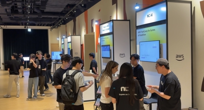AWS for 게임 AI 로드쇼 NC AI 행사 부스