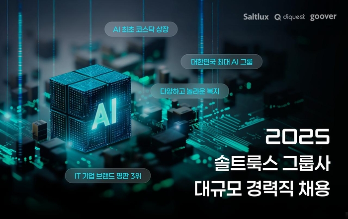 솔트룩스, AI 신사업 확장 이끌 경력직 인재 채용