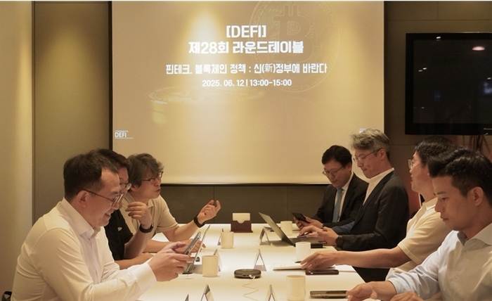 (사진=디지털경제금융연구원) 디지털경제금융연구원(DEFI)은 12일 핀테크·블록체인 정책에 관한 라운드테이블을 진행했다.