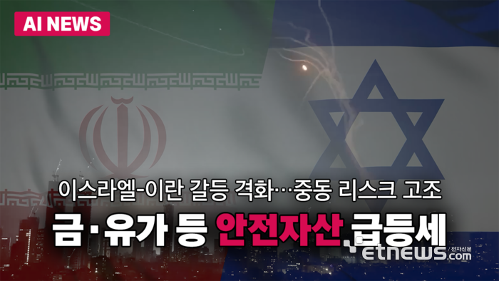 이스라엘-이란 갈등 격화…금·유가 등 안전자산 급등세