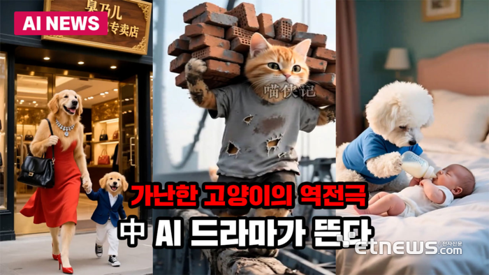 가난한 고양이의 역전극… 中 AI 드라마가 뜬다