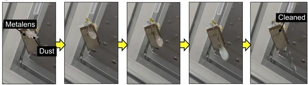 메타렌즈의 자가청소 기능 관련 이미지