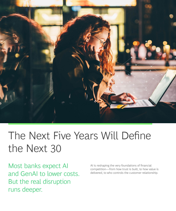 자료 보스턴컨설팅그룹(BCG) 보고서 'For Banks, the AI Reckoning Is Here'