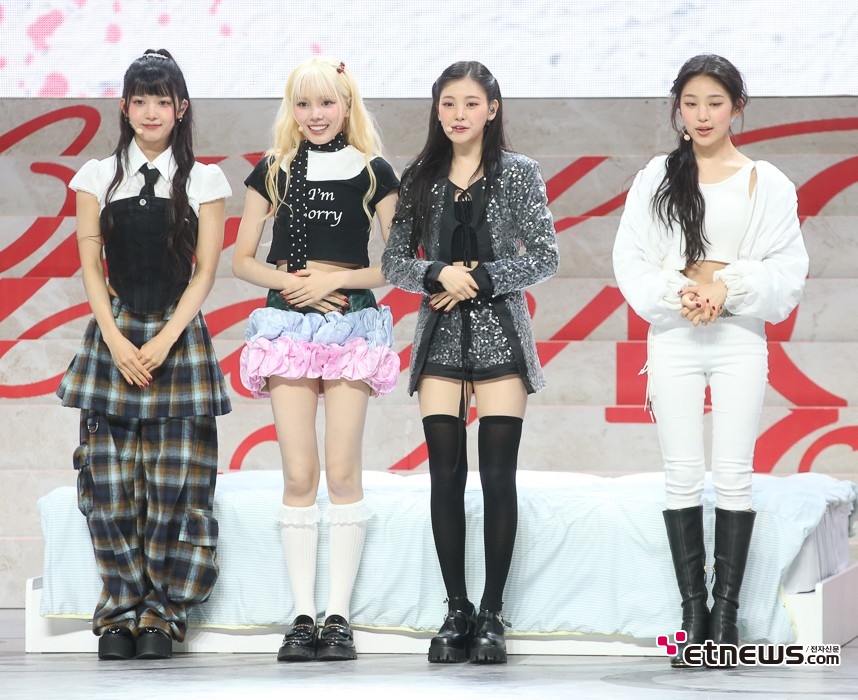 [ET포토] 베이비 돈 크라이, '한국인 2 일본인 2~ 4인조 신인 걸그룹'