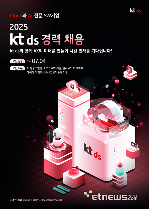 kt ds, AX전문가 영입과 내부 육성 드라이브…투 트랙 역량 강화 본격화