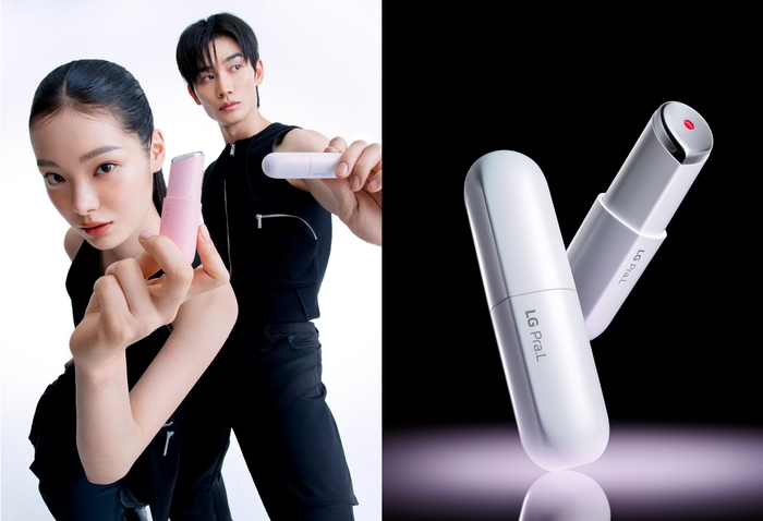 LG생활건강은 홈뷰티 디바이스 'LG 프라엘 수퍼폼 갈바닉 부스터'를 선보인다.